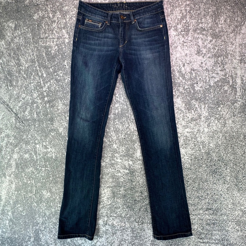 Joe's Best Friend Jeans Women W26 Slim Straight Low Rise Dark Wash Excellent